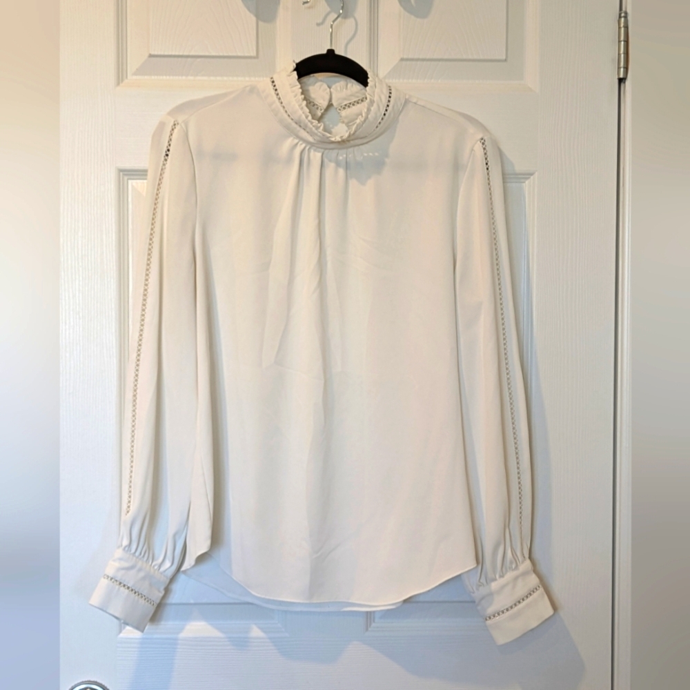 Elegant Cream Women's Top